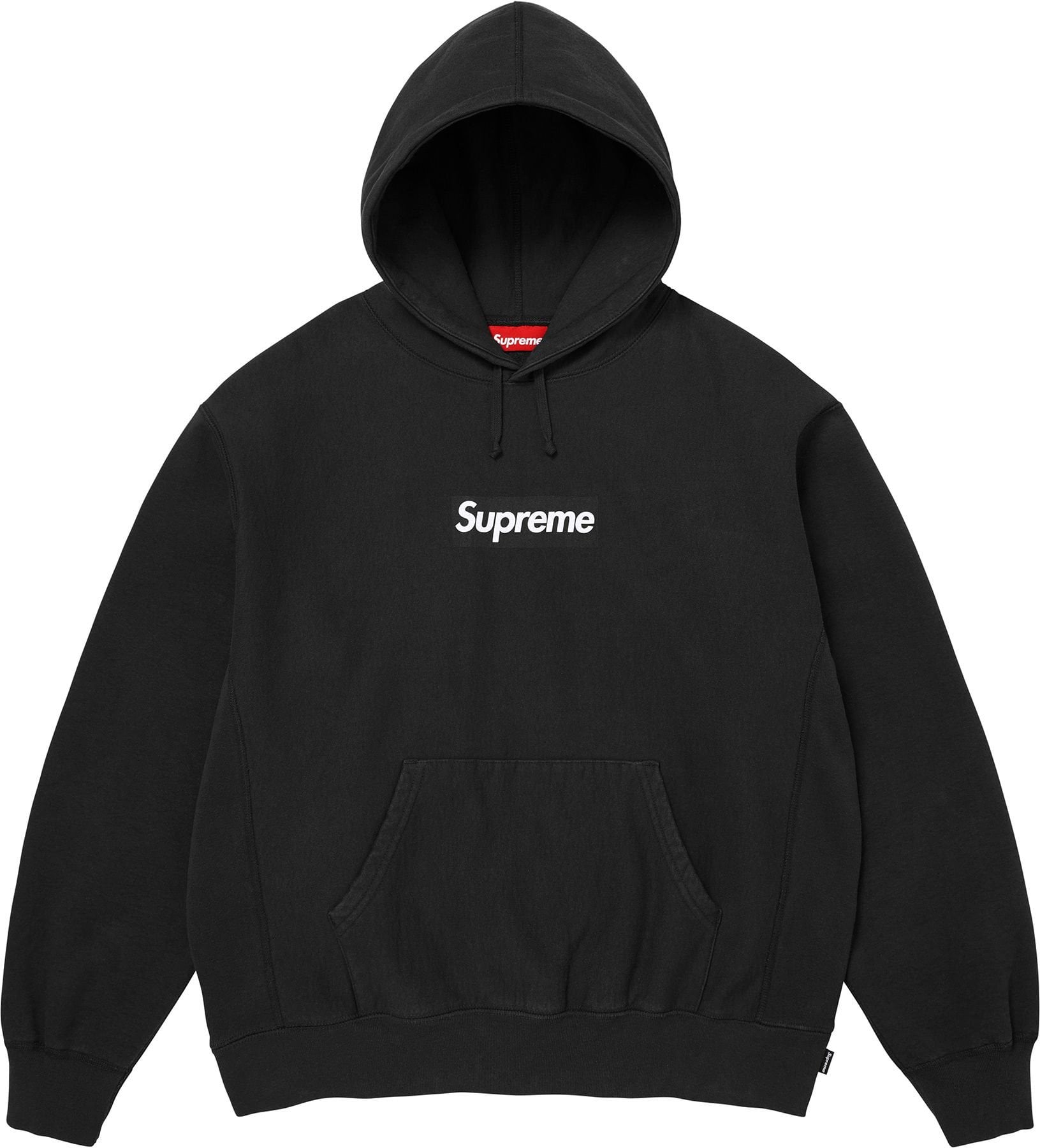 Washed Box Logo Hooded Sweatshirt view 2